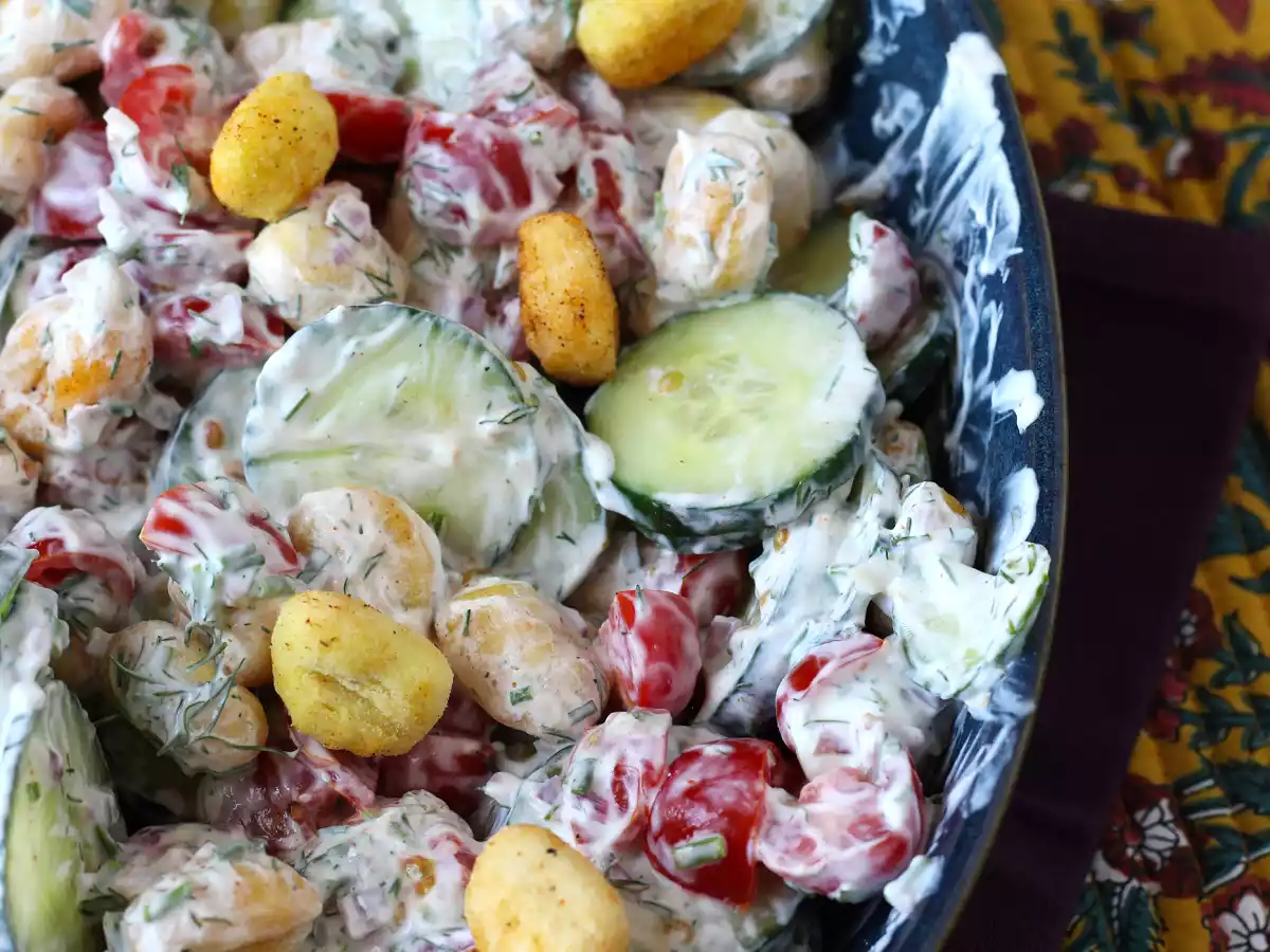 Ensalada de ñoquis crujientes: la receta de moda, sabrosa y equilibrada, perfecta para el verano - foto 2