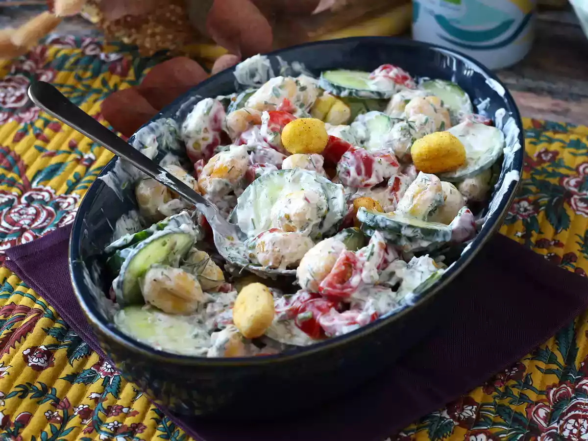 Ensalada de ñoquis crujientes: la receta de moda, sabrosa y equilibrada, perfecta para el verano - foto 3