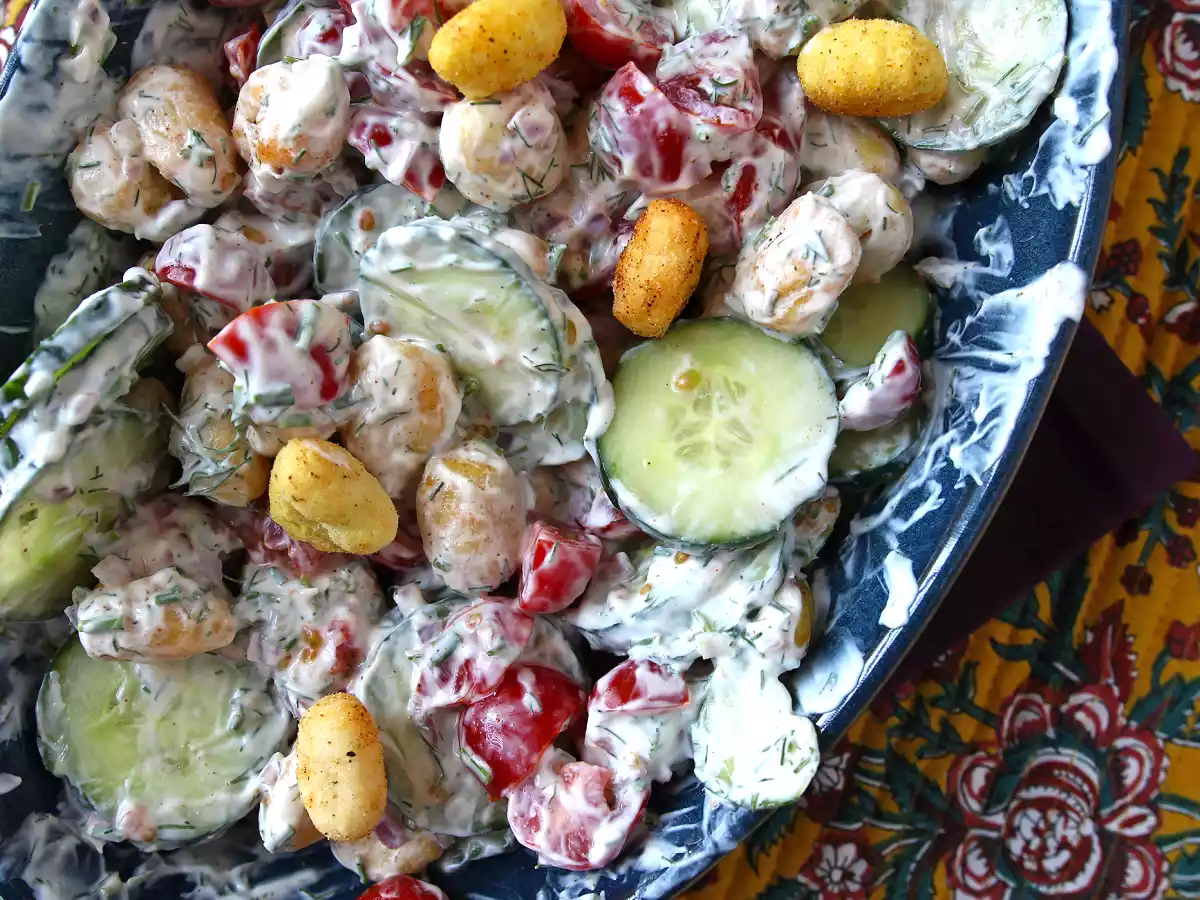 Ensalada de ñoquis crujientes: la receta de moda, sabrosa y equilibrada, perfecta para el verano - foto 4