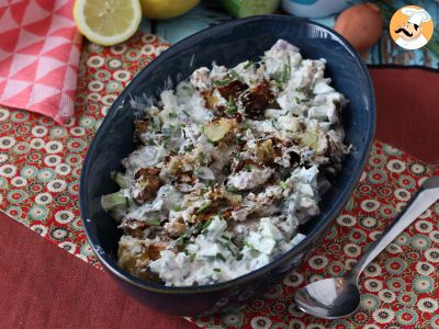 Ensalada de pepinos y patatas crujientes - foto 6