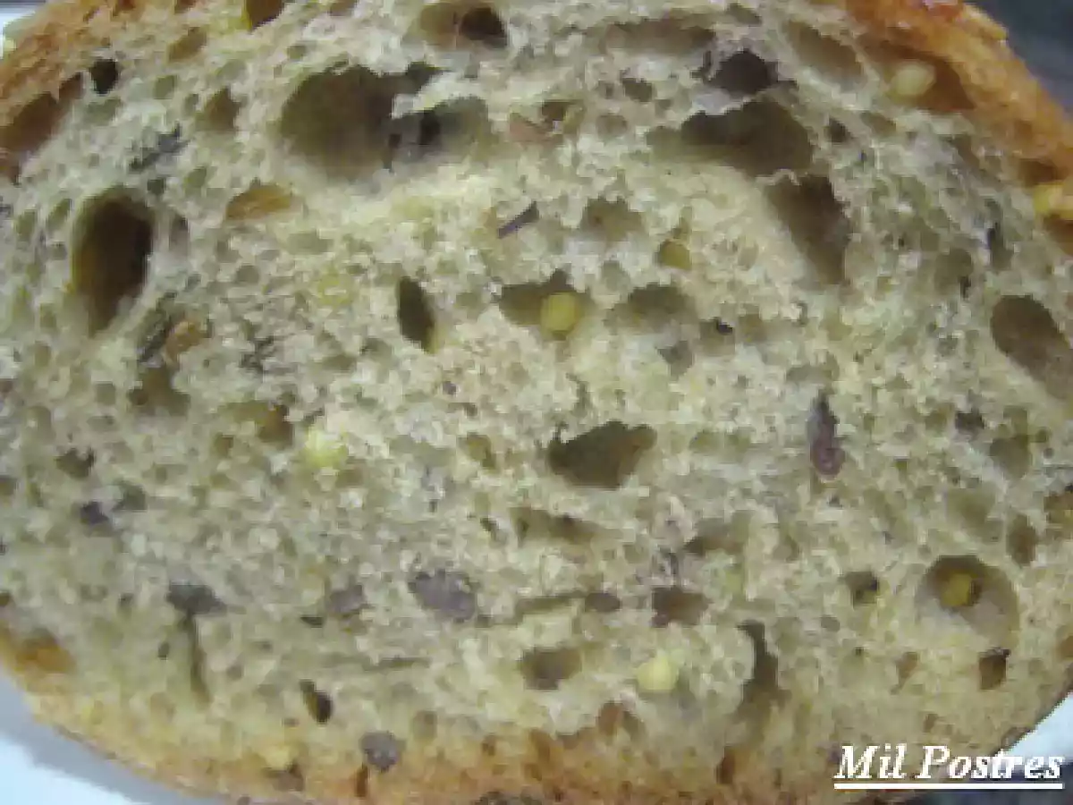 Evento de blog. El pan de cada mes. Pan integral con sésamo, amapola y linaza - foto 3