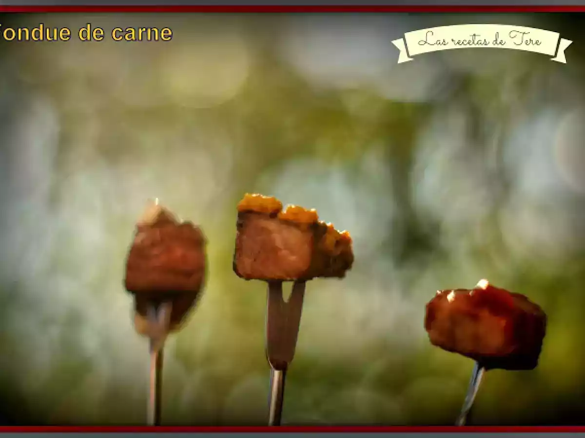 Exquisita fondue de carne. - foto 2