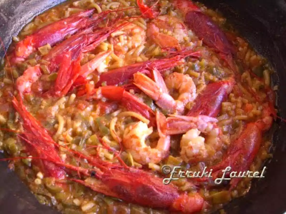 Fideuá con carabineros - foto 2