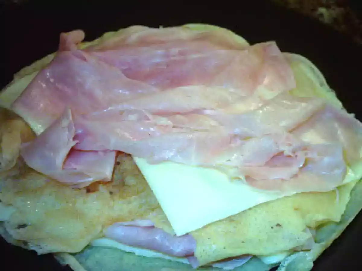 Filloas con jamón y queso - foto 4