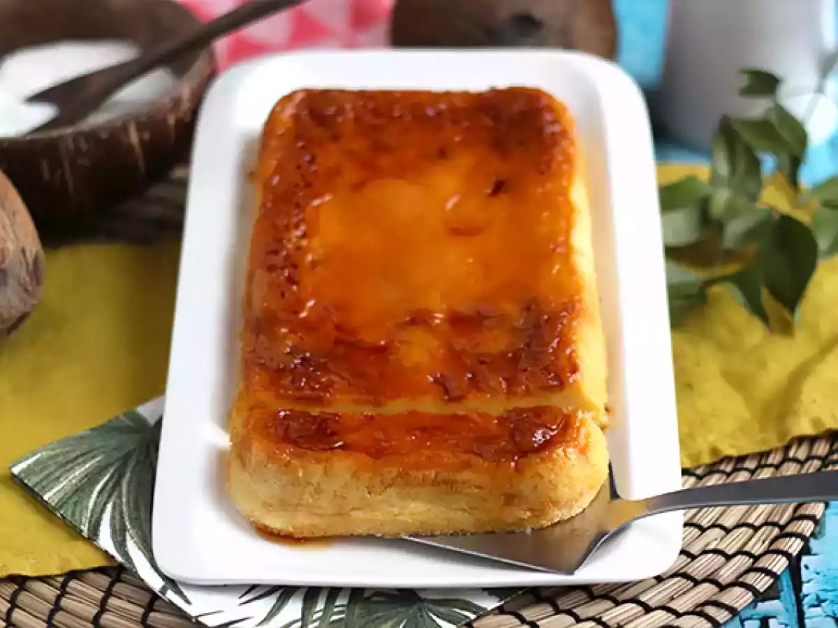 Flan de coco en microondas en 8 minutos - foto 4