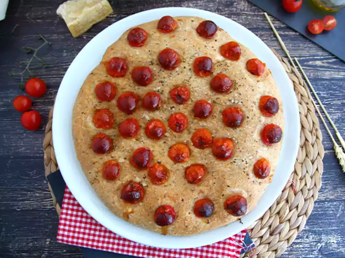 Focaccia de tomates cherry - foto 5
