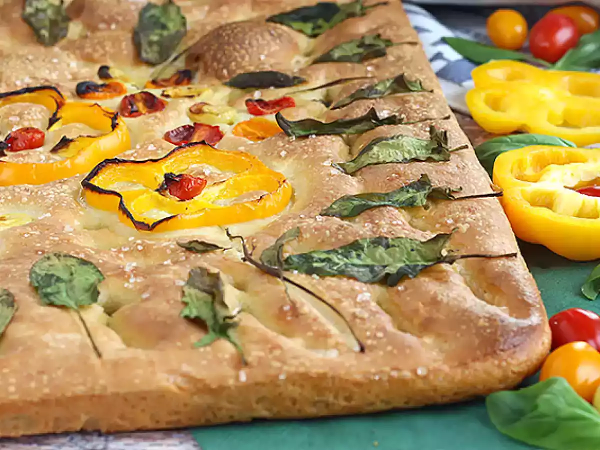 Focaccia floral- focaccia art - foto 8