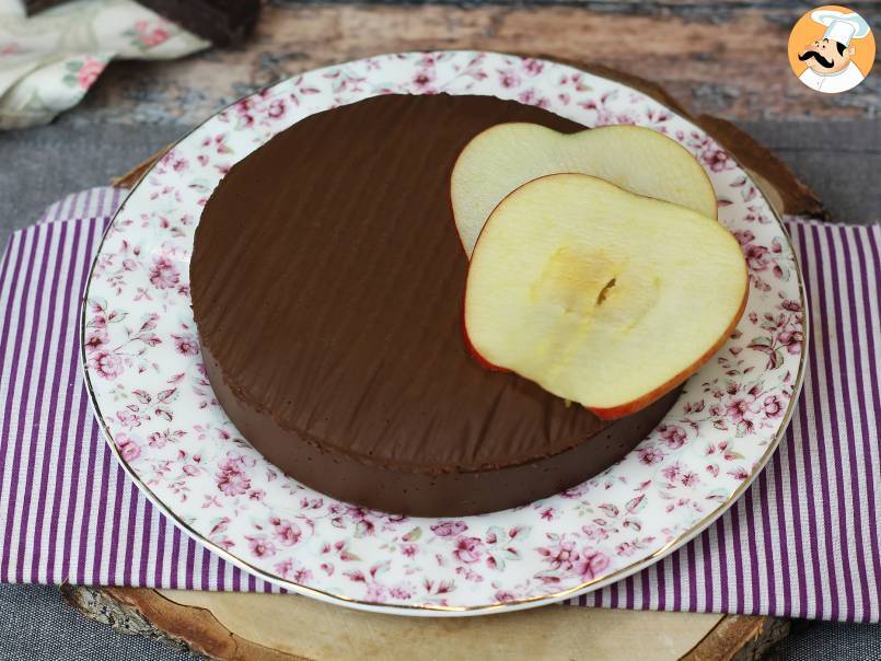 Fudge de chocolate y manzana, ¡un postre superfácil de hacer con sólo 2 ingredientes! - foto 3