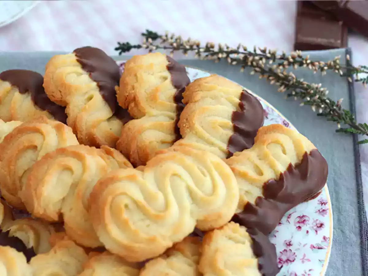 Galletas spritz con chocolate (pastas de té) - foto 2