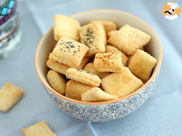 Crackers saladas saludables - Cocina Comida Saludable