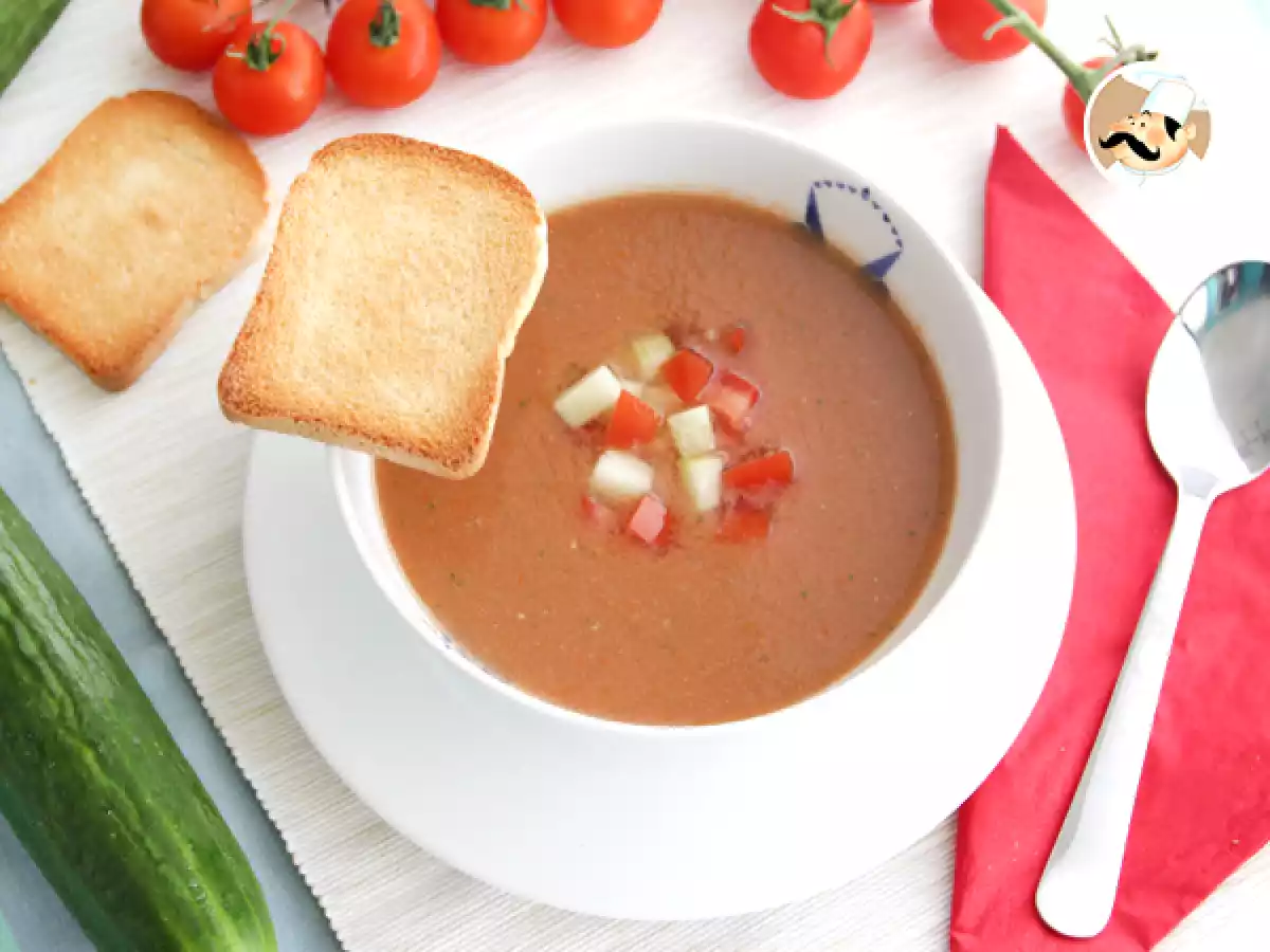 Gazpacho Andaluz refrescante y ligero - foto 2