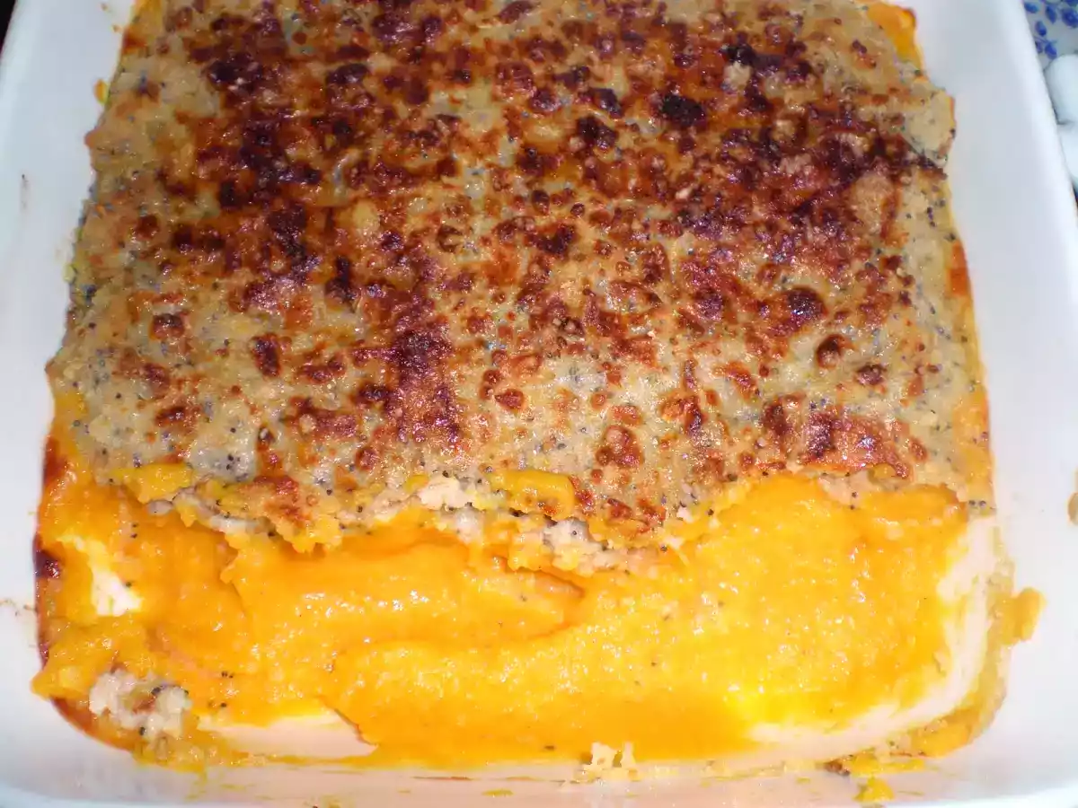 Graten de calabaza y parmesano