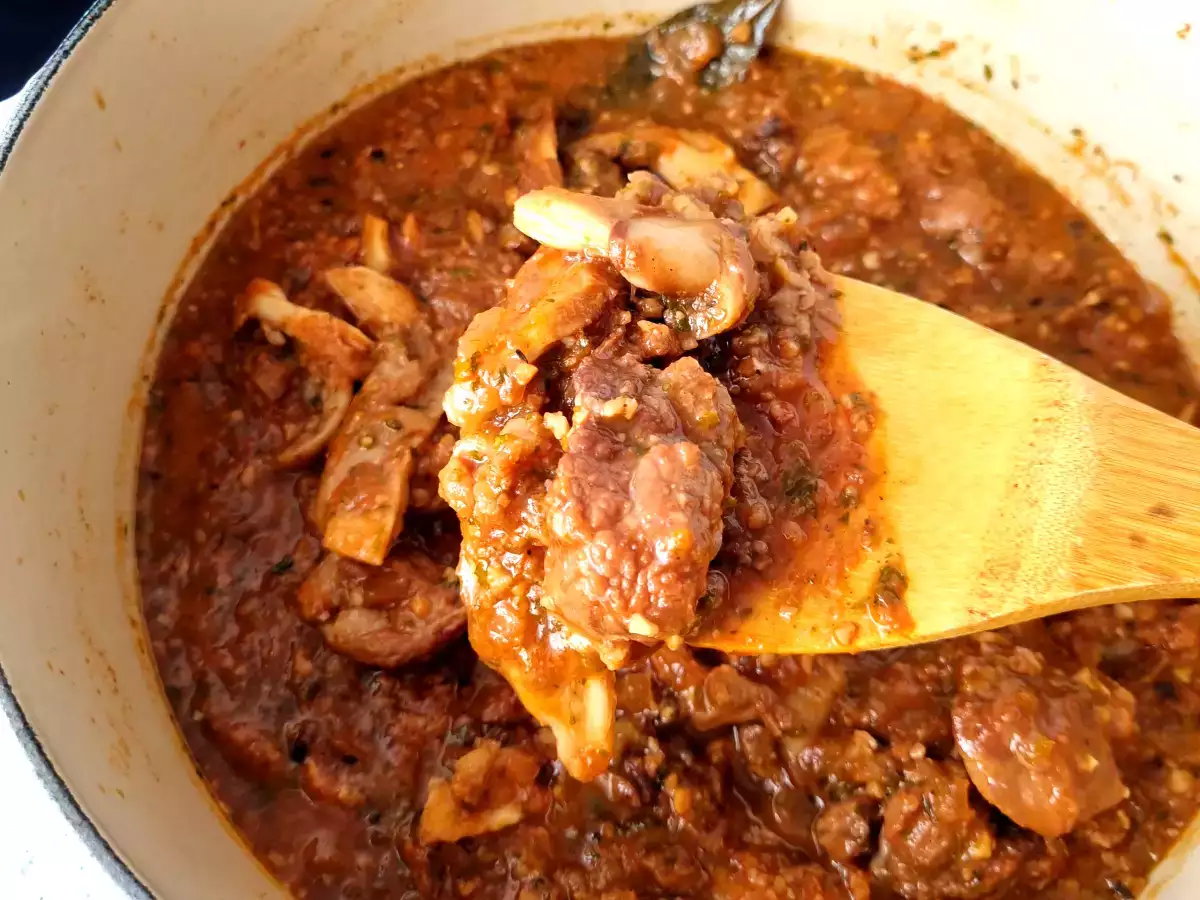 Guiso catalán de ternera y setas {estofat de bou} - foto 3