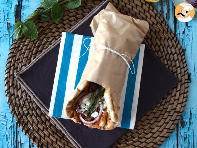 Gyros con halloumi, ¡una versión vegetariana del sándwich griego!, foto 1