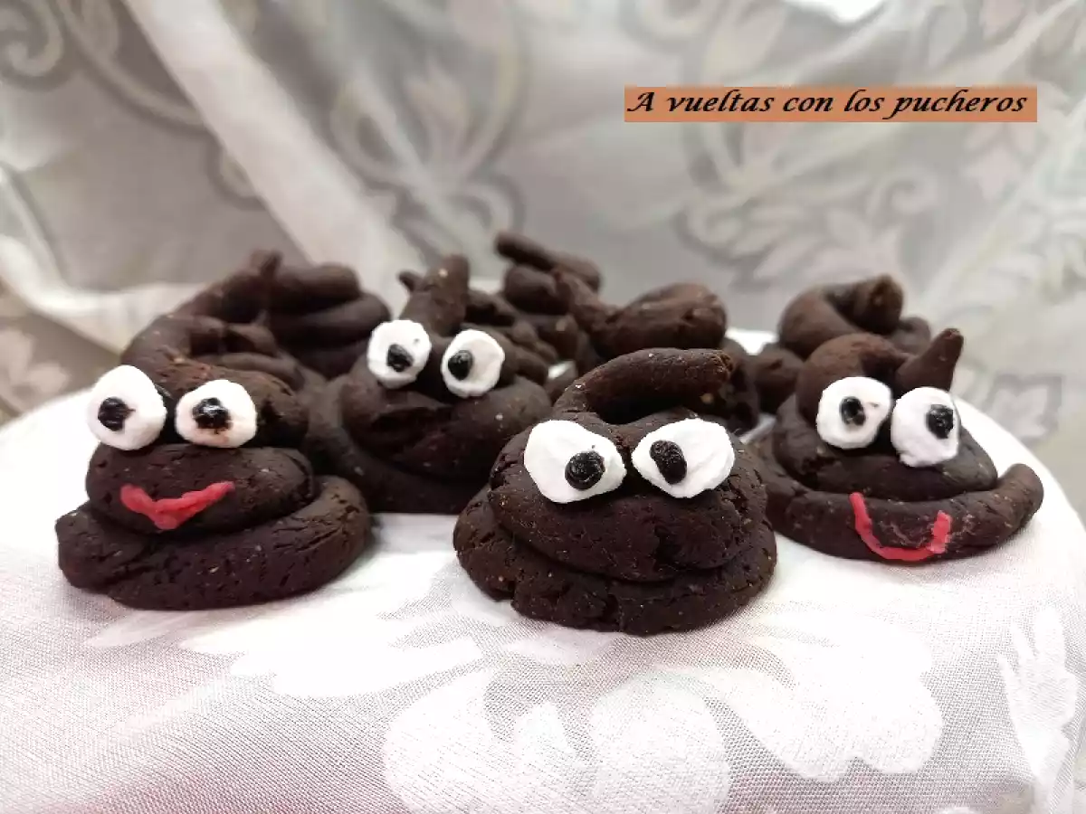 Halloween: caquitas de chocolate