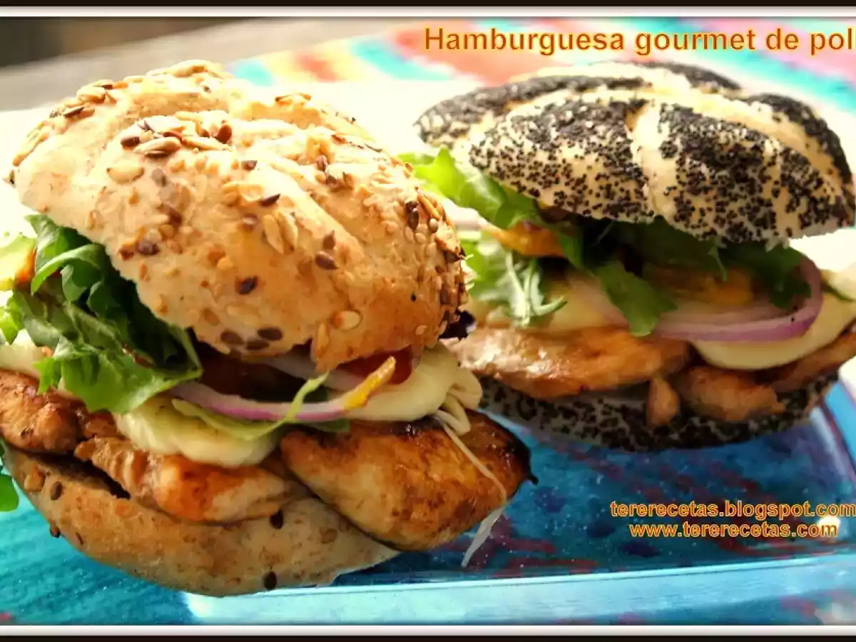 Hamburguesas gourmet de pollo. - foto 3