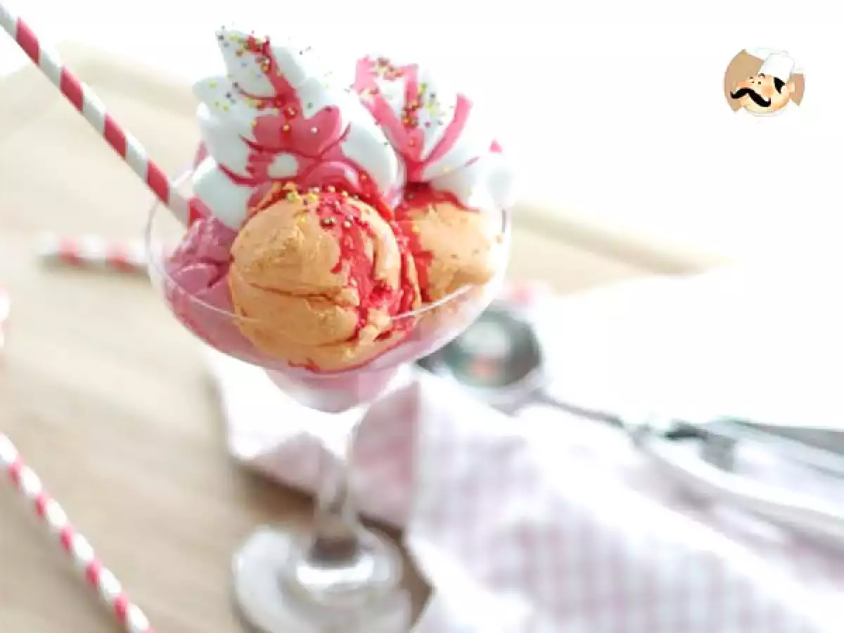 Helado de broma, fake