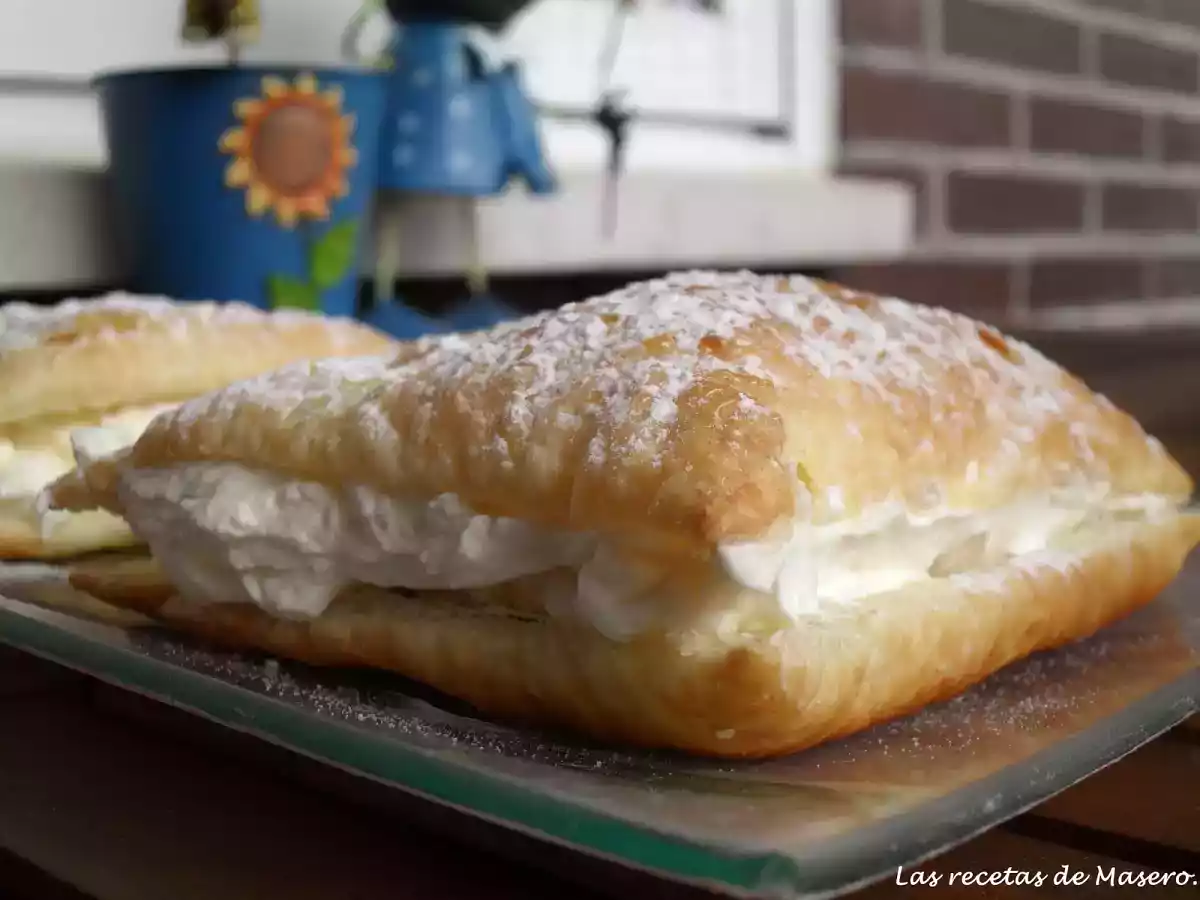 Hojaldre de frosting de queso. - foto 2