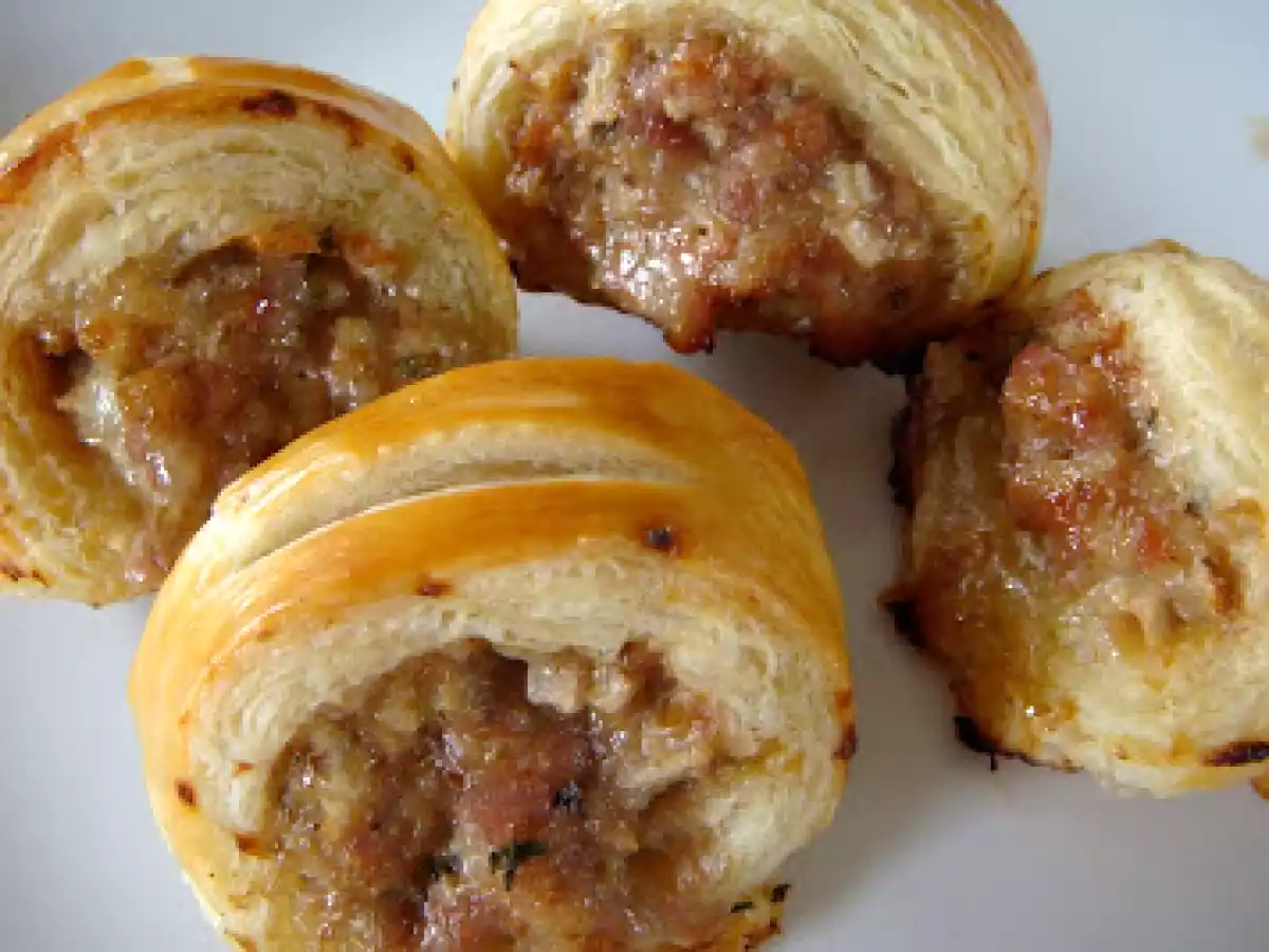 Hojaldritos de salchicha, o sausage rolls - foto 4
