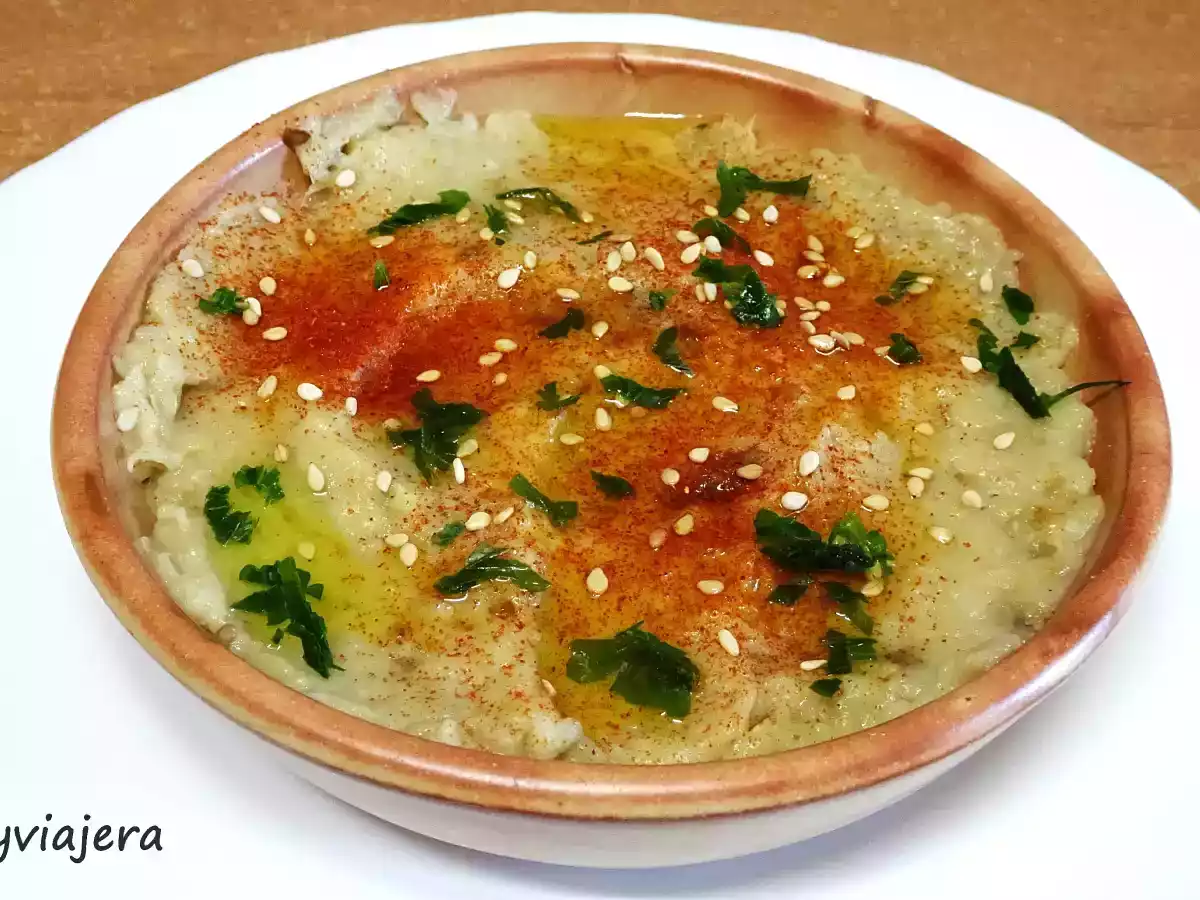 Hummus de berenjena o baba ganoush - foto 2