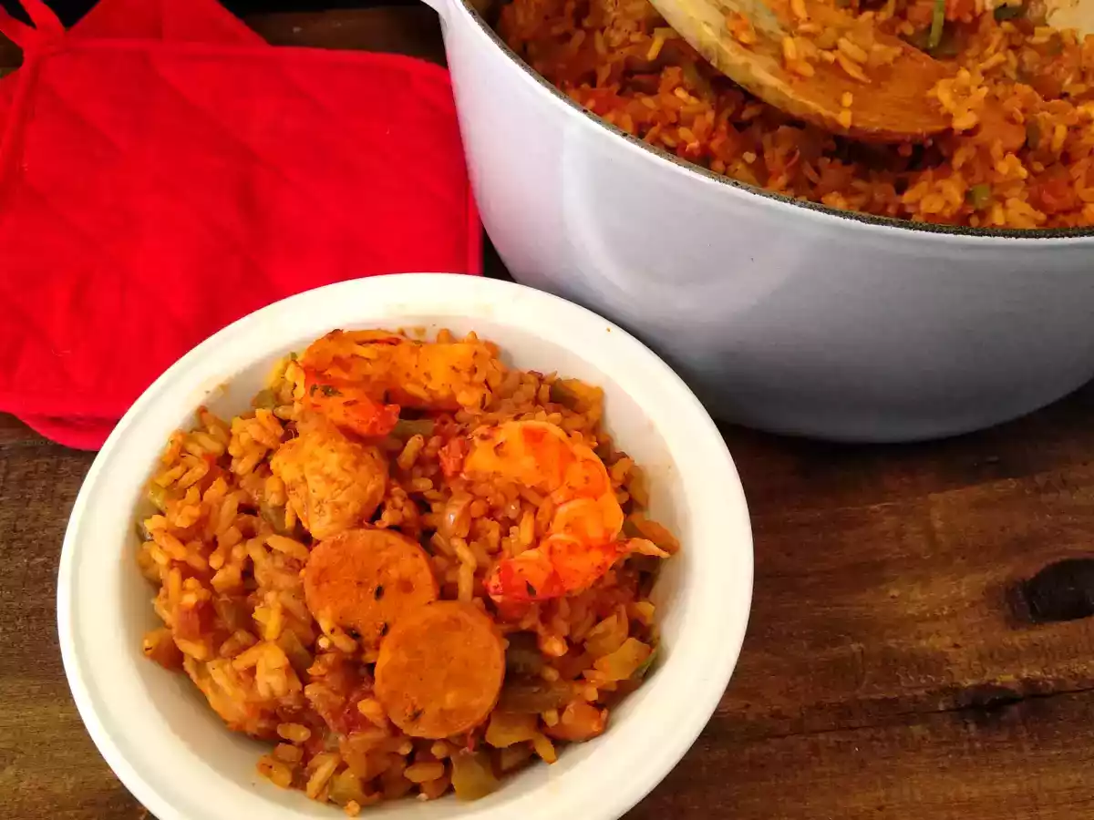 Jambalaya (Receta Creole de New Orleans)