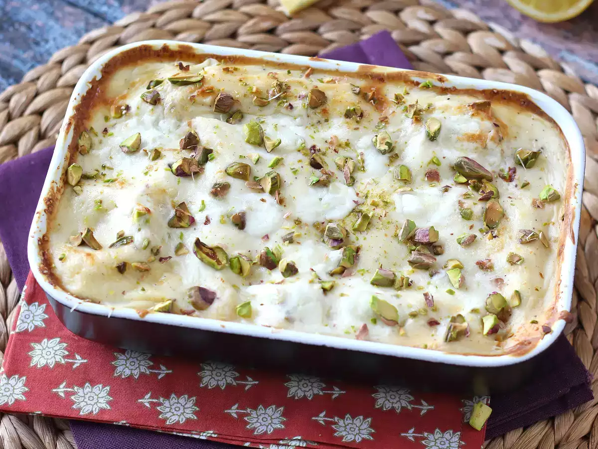 Lasaña de salmón con burrata y pistachos: fácil, elegante y muy cremosa - foto 7