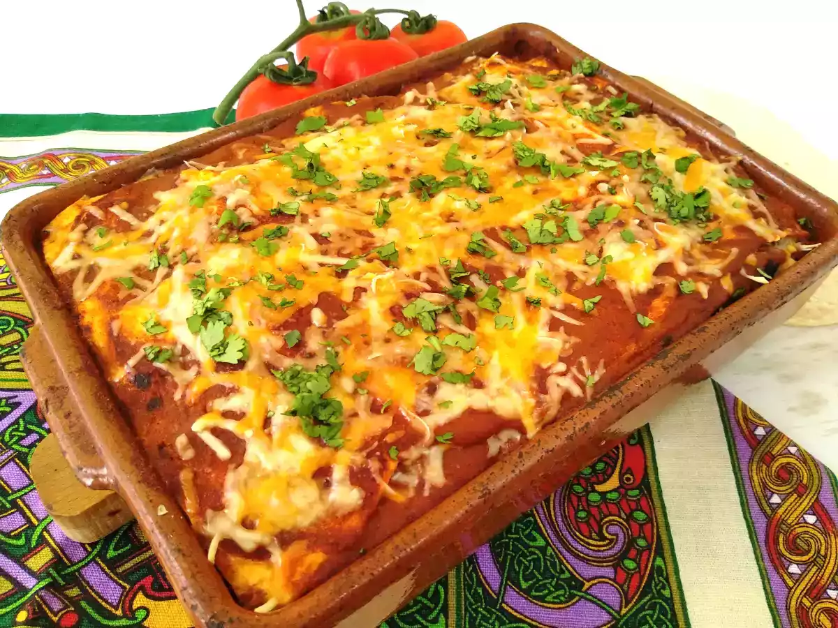 Lasaña mexicana {receta vegetariana} - foto 3
