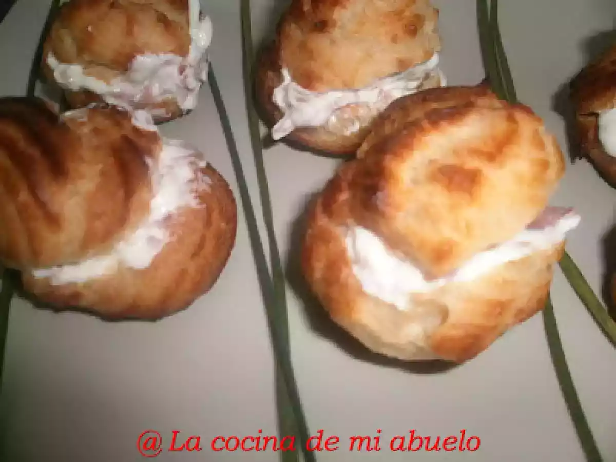 Lionesas o profiteroles rellenos - foto 3