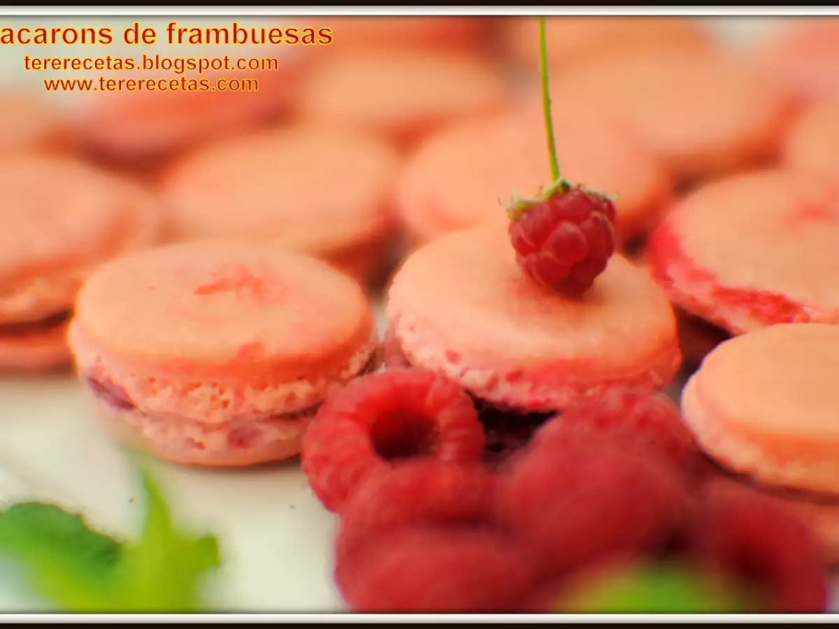 Macarons de frambuesa - foto 2