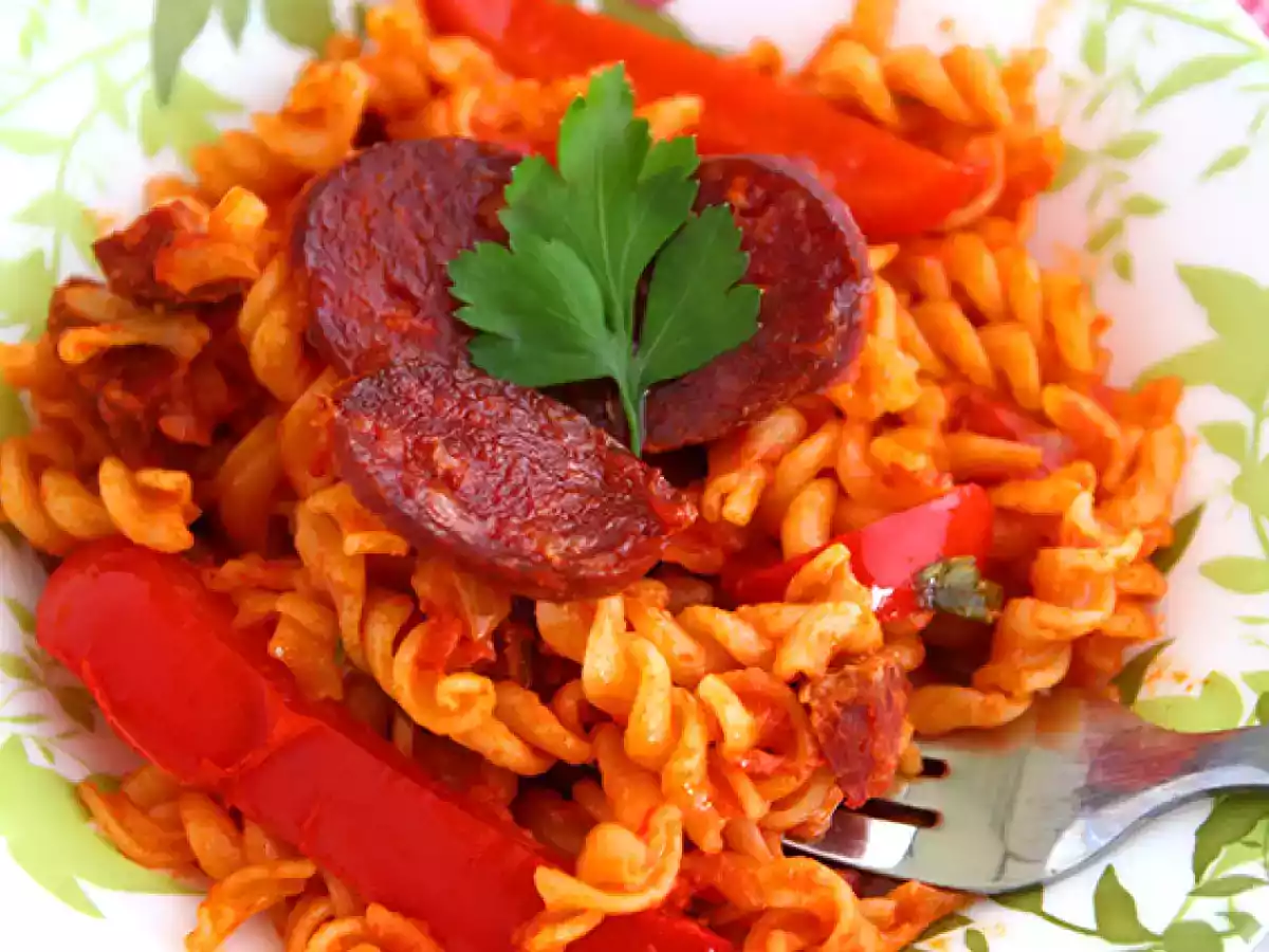 Macarrones con chorizo - foto 2