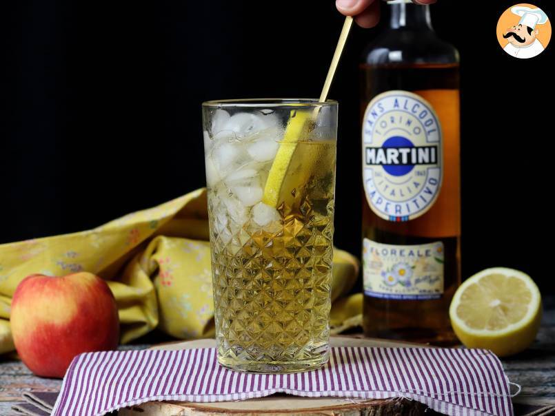 Martini Spritz sin alcohol, un cóctel dulce y floral - foto 3