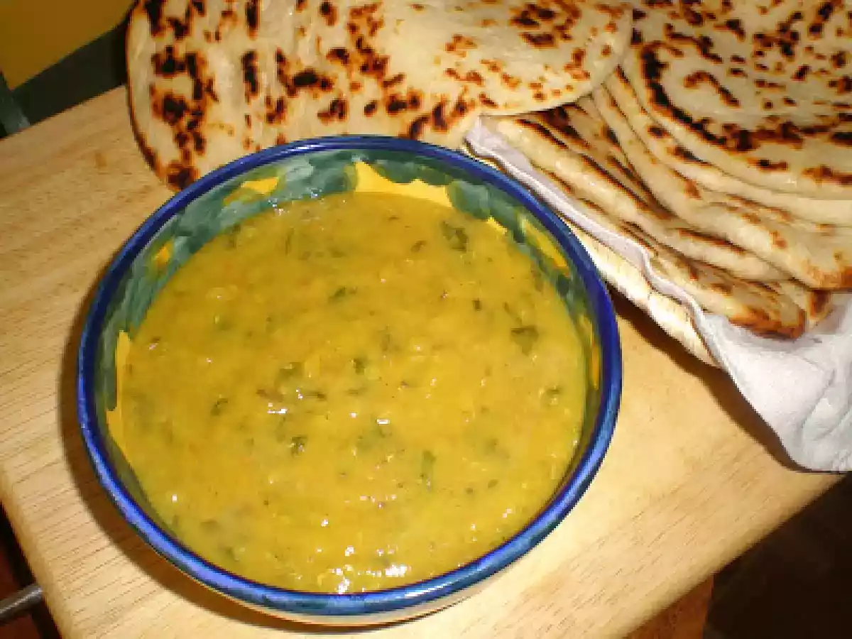 Masoor dal, plato indio de lentejas naranjas - foto 2