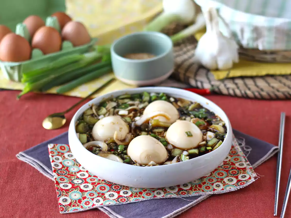 Mayak Gyeran - Huevos marinados coreanos - foto 2