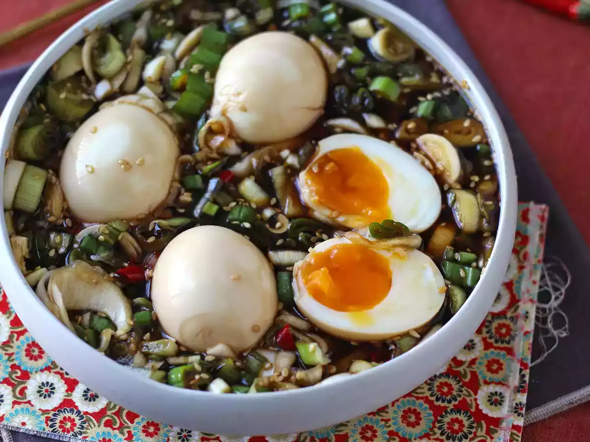 Mayak Gyeran - Huevos marinados coreanos - foto 3