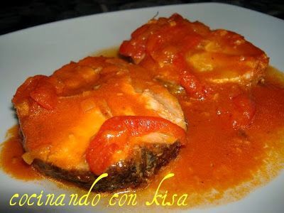 Merluza en salsa de tomate, Receta Petitchef