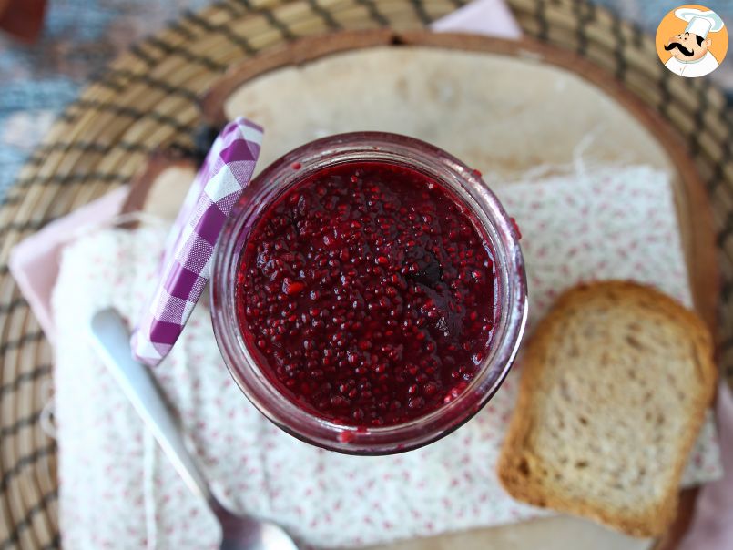 Mermelada saludable de frutos rojos y semillas chía - foto 4