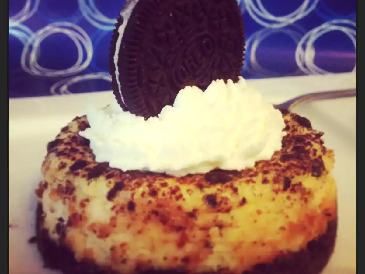 Mini-cheesecake de Oreos
