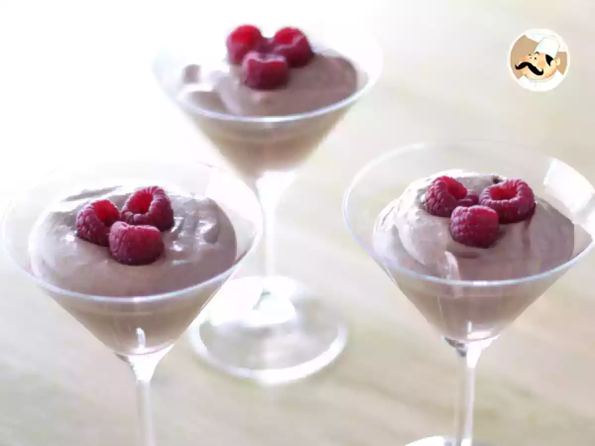 Mousse cremoso de Chocolate sin huevos, sin gluten - foto 2