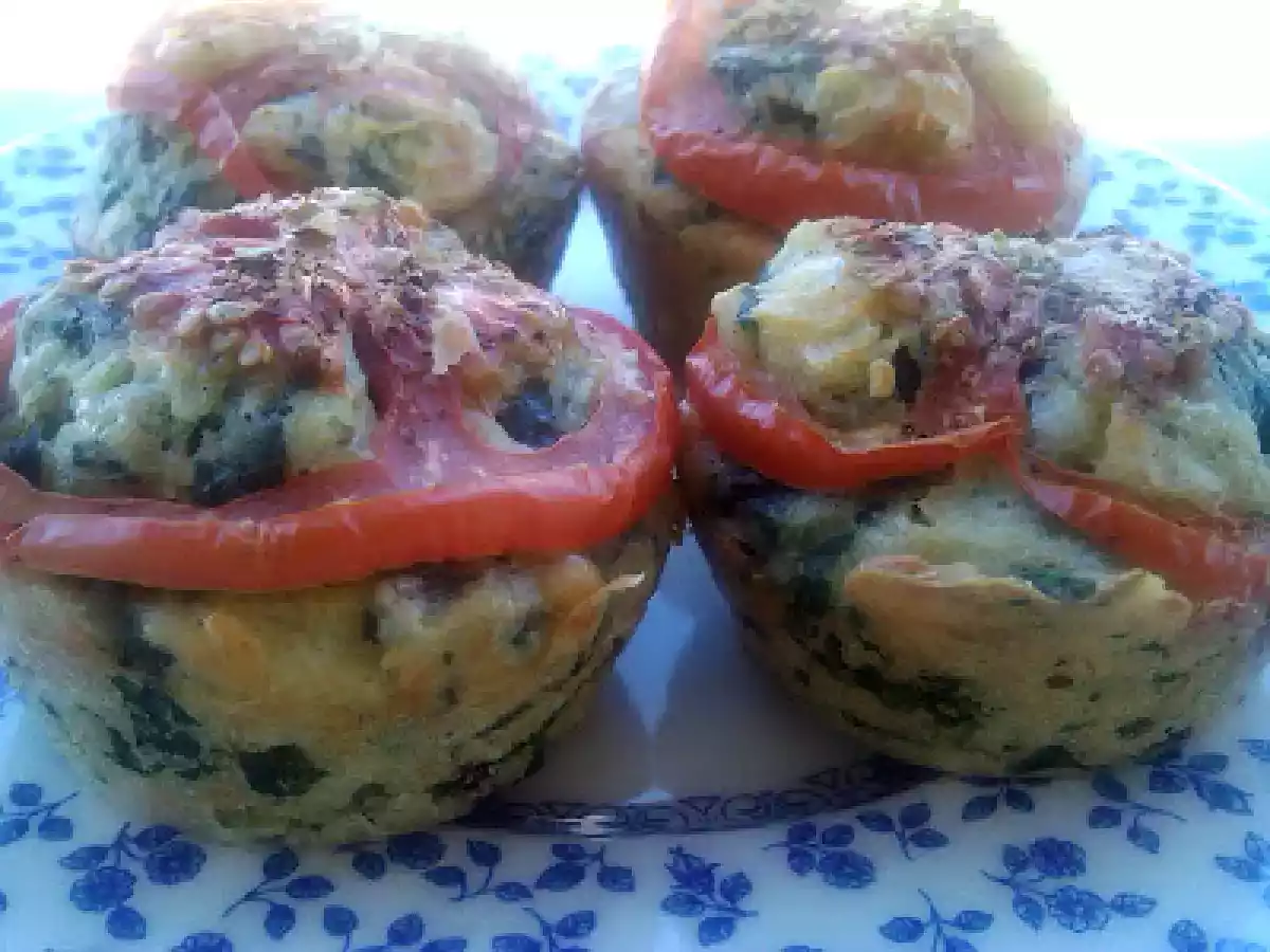 Muffins de espinacas y queso - foto 3