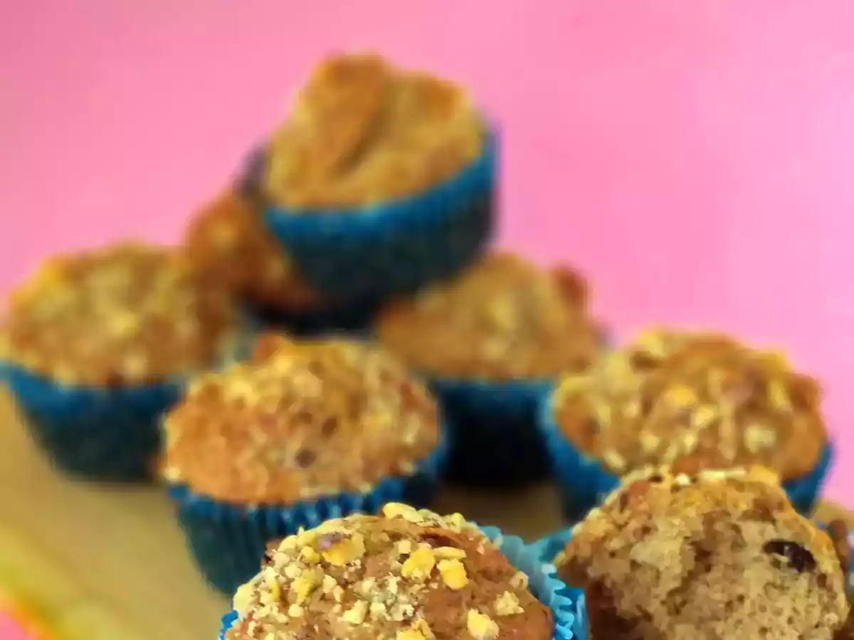 Muffins veganos de plátano, nueces y dátiles - foto 5