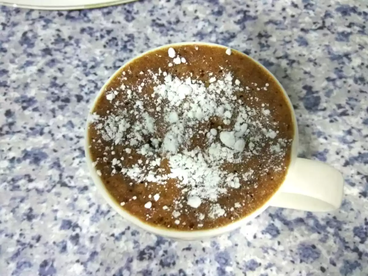 Mug Cake Chocolate al microondas - foto 2