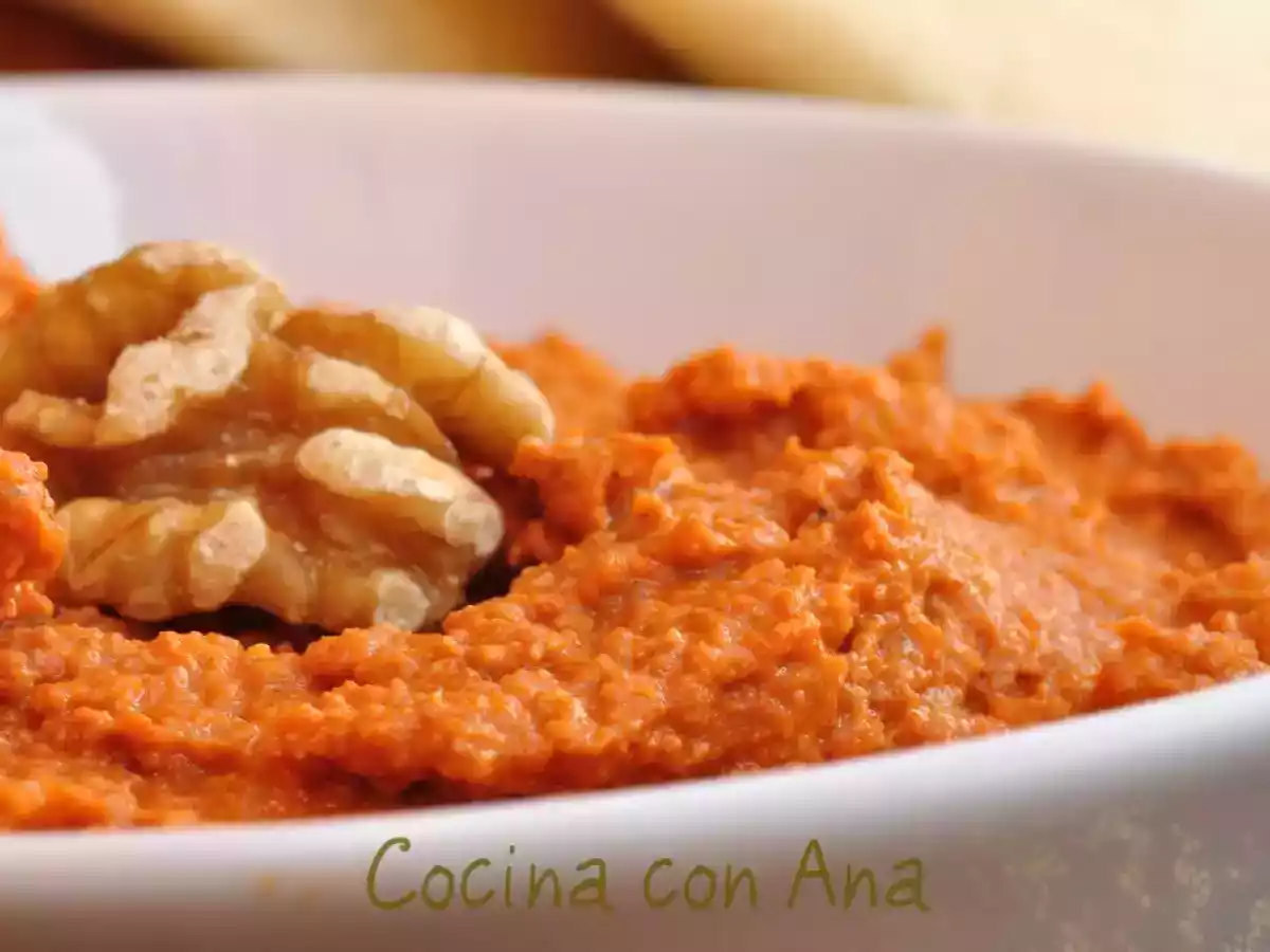 Muhammara con pimientos