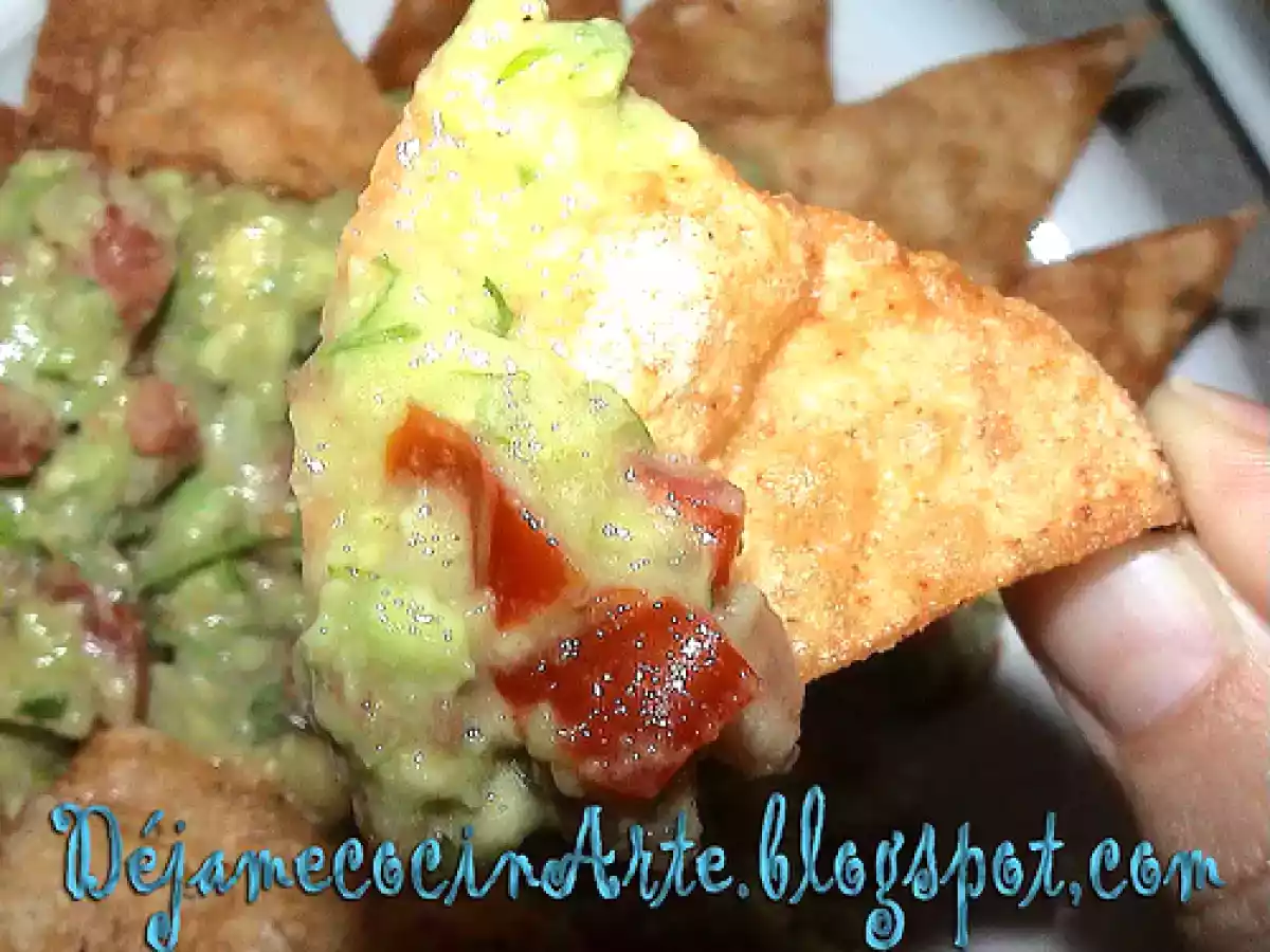 Nachos con Guacamole, Paso a Paso - foto 3