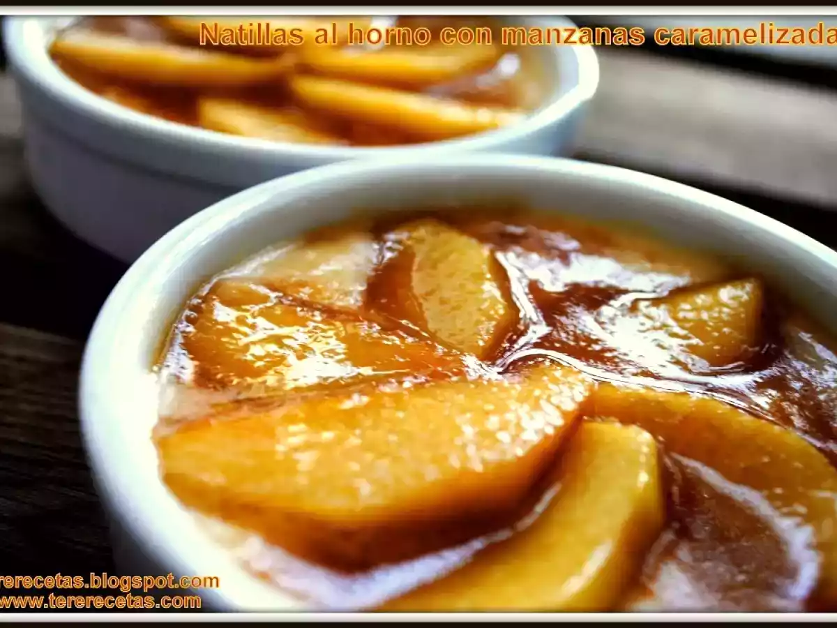 Natillas al horno con manzana caramelizada - foto 3