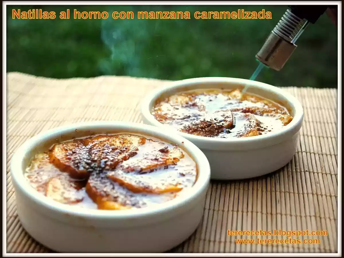 Natillas al horno con manzana caramelizada - foto 4