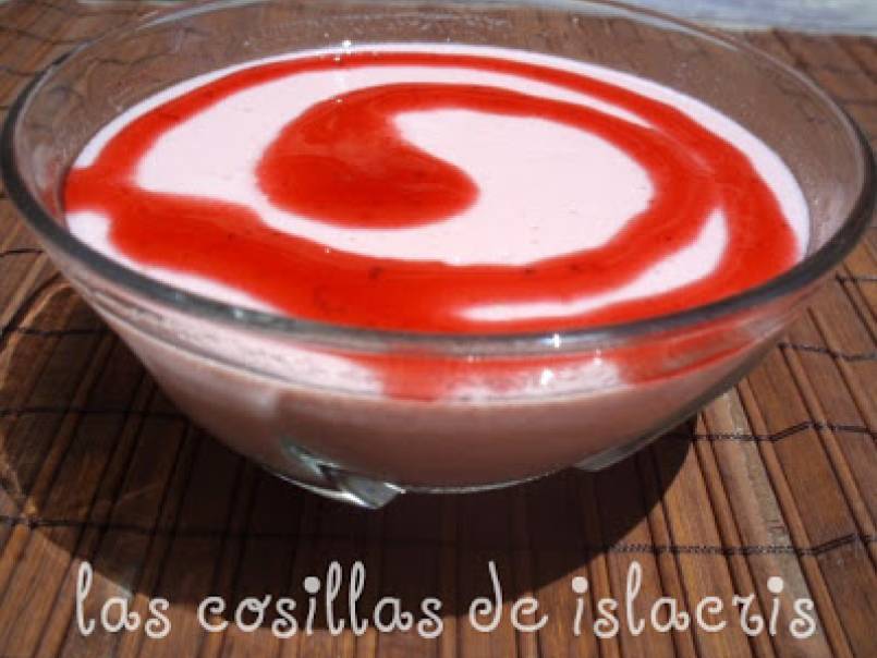 Natillas de fresas en tmx