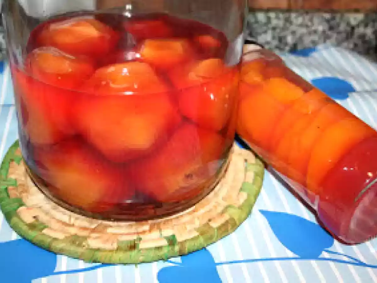 Nectarinas en almibar ligero - foto 3