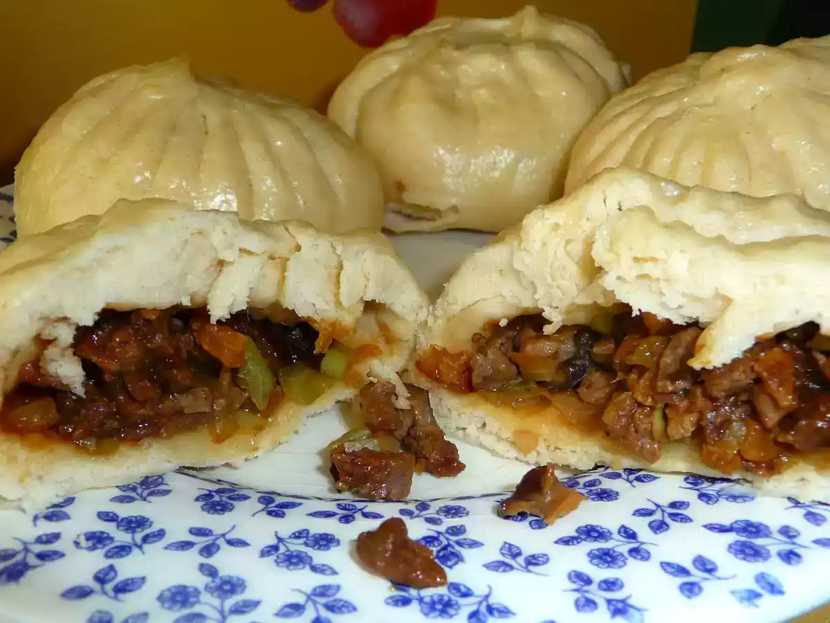 Nikuman, bollos rellenos de cerdo al vapor - foto 2