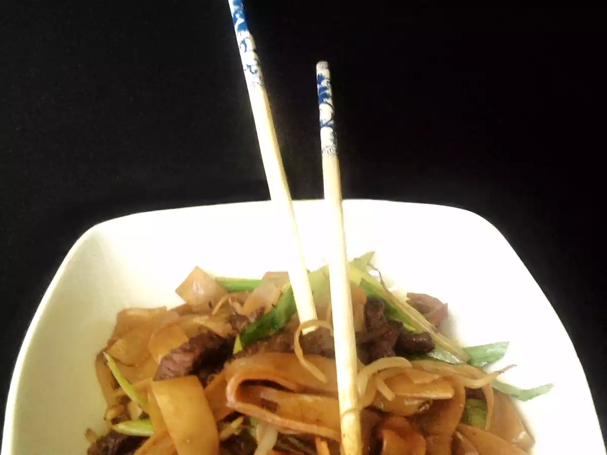 Noodles de arroz con ternera {ow ho fun} - foto 2