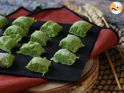 Ñoquis de guisantes caseros